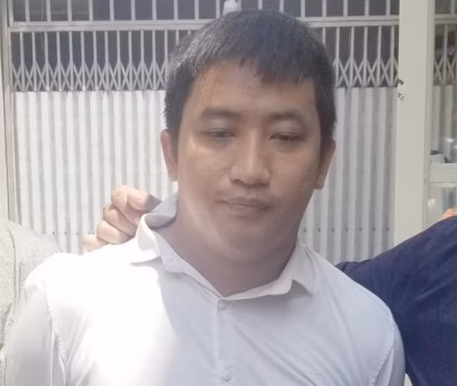 Đối tượng Trần Văn Thống tại thời điểm bị Công an TP Tuy Hòa bắt giữ ở TP Hồ Chí Minh