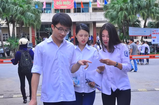 Các thí sinh cho biết đề toán năm nay khó nên không đạt được điểm cao.