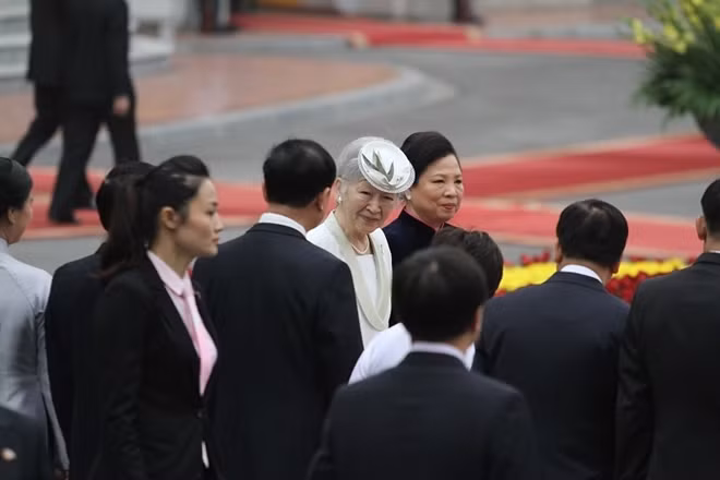 Phu nhân Chủ tịch nước tiếp đón Hoàng hậu Nhật Bản
