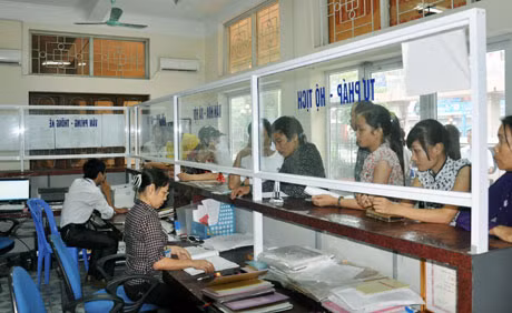 Một bộ phận một cửa ở Quảng Ninh. ảnh: Quang Minh Một bộ phận một cửa ở Quảng Ninh. ảnh: Quang Minh