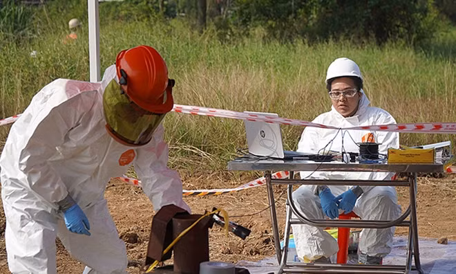 Việt Nam-Hoa Kỳ đang hợp tác tẩy độc dioxin tại sân bay Biên Hòa.