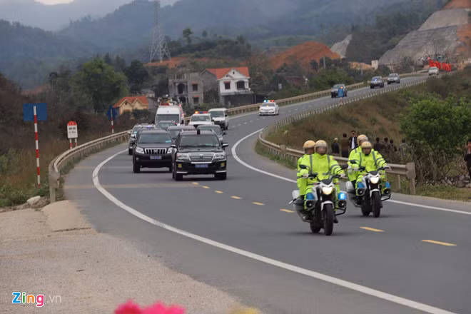 Đoàn xe qua ải Chi Lăng. ảnh Zing
