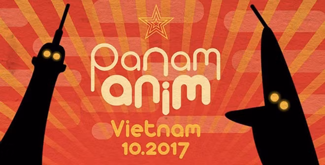 Poster quảng cáo Liên hoan phim hoạt hình Panam Anim 2017 tại Việt Nam