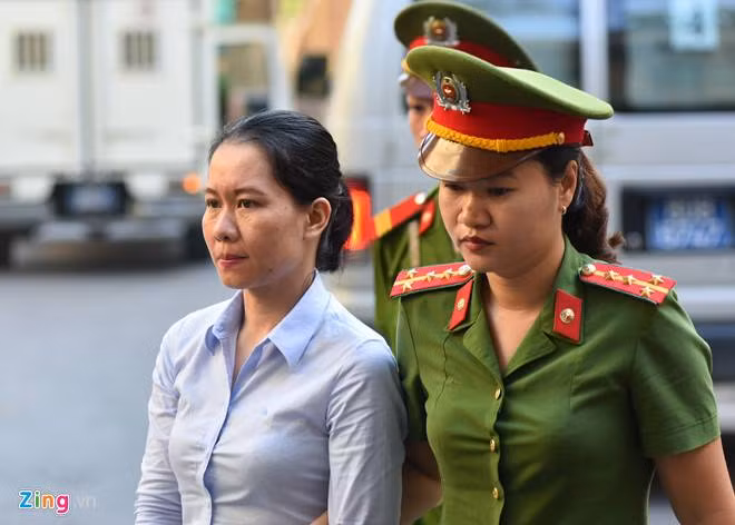 Bị cáo Nguyễn Minh Thu. ảnh: Zing