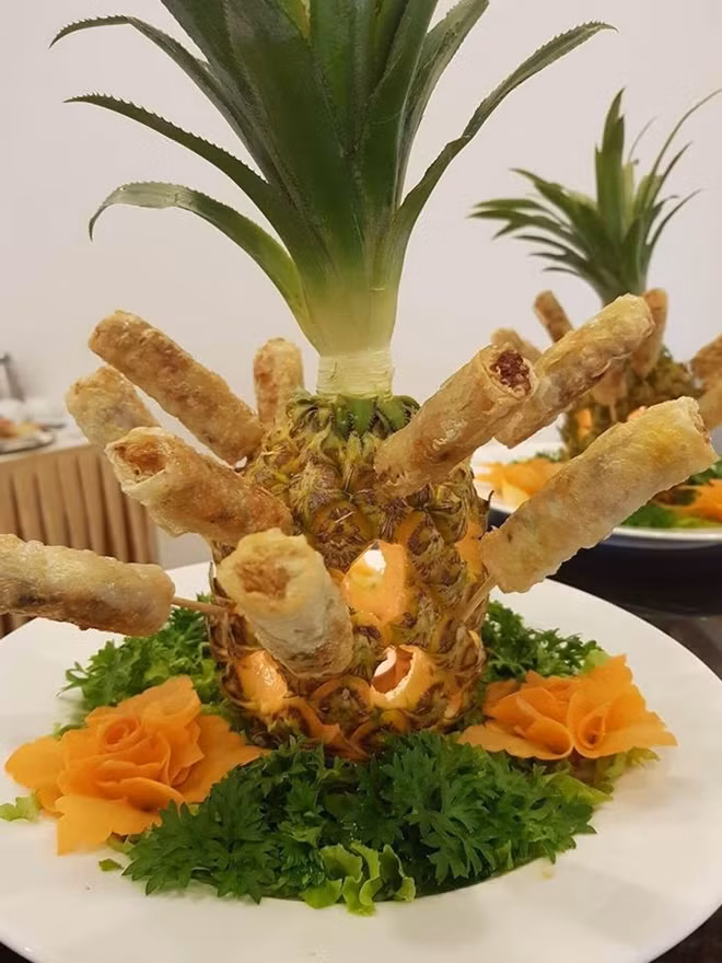 Một số món ăn mà hai Bộ trưởng Nga được thưởng thức khi "vi hành"