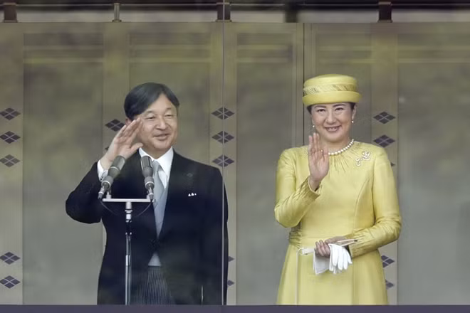 Nhật hoàng Naruhito và Hoàng hậu Masako.