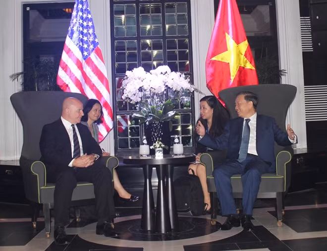 Bộ trưởng Tô Lâm đã tiếp xã giao Cố vấn an ninh quốc gia Hoa Kỳ H.R.McMaster