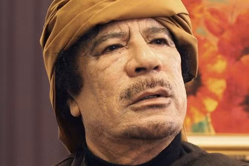 Cố Tổng thống Libya Gadhafi, người mà những kẻ không tặc đang tuyên bố là ủng hộ. ảnh: Reuters
