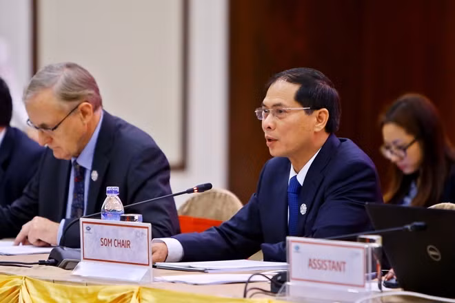 Thứ trưởng Bộ Ngoại giao Bùi Thanh Sơn chủ trì Hội nghị CSOM.