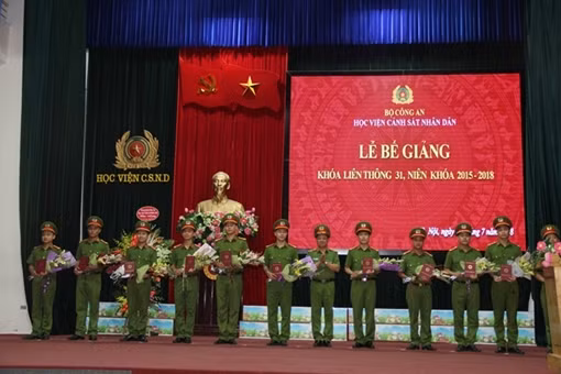 Học viện CSND trao bằng tốt nghiệp cho 631 học viên Khóa liên thông 31