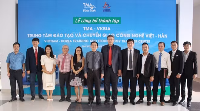 Lễ công bố VKBIA – TMA – Trung tâm đào tạo và chuyển giao công nghệ Việt Hàn diễn ra ngày 3/12.
