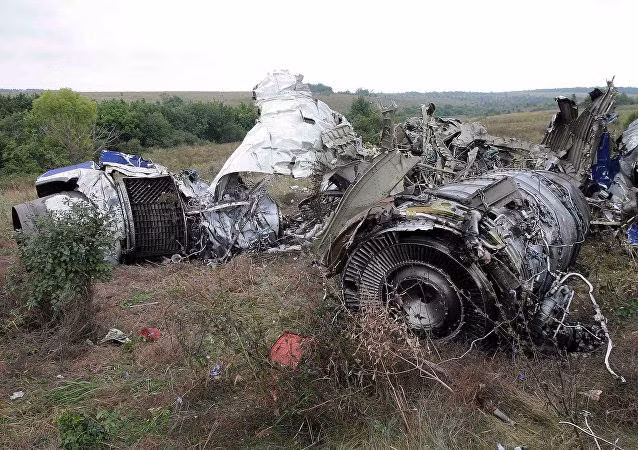 Động cơ của chiếc Tu-154 trong một vụ rơi trước đó. Ảnh: Sputnik