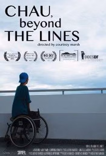 Poster quảng cáo phim “Chau, Beyond the lines”. (Anh: IMBD) Poster quảng cáo phim “Chau, Beyond the lines”. (Anh: IMBD)