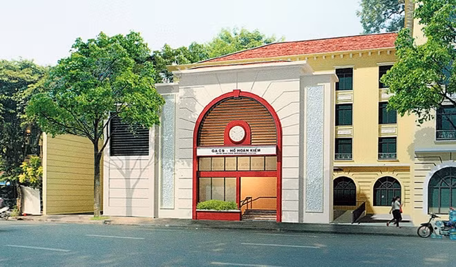 Phối cảnh nhà ga S9 sau khi hoàn thành