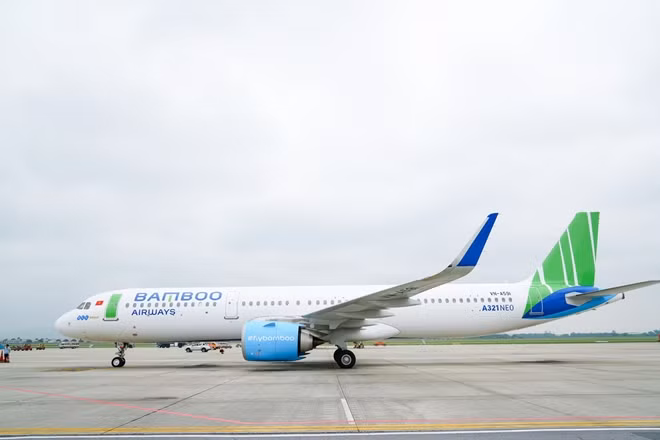 Một máy bay B787-9 của Bamboo Airways.