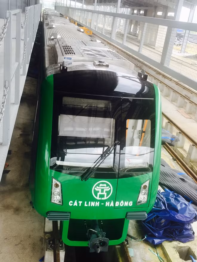 Đường sắt trên cao Cát Linh - Hà Đông chưa thể hoạt động từ 1-4-2019.