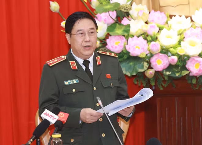 Trung tướng Nguyễn Ngọc Anh trả lời câu hỏi về các dự án Luật do Bộ Công an chủ trì xây dựng