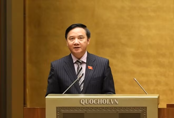 Chủ nhiệm Uỷ ban Pháp luật của Quốc hội Nguyễn Khắc Định