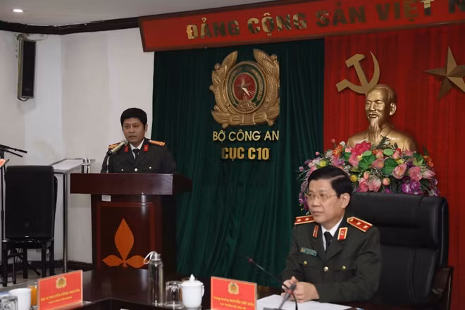Đại diện Đoàn công tác thông báo kết quả kiểm tra
