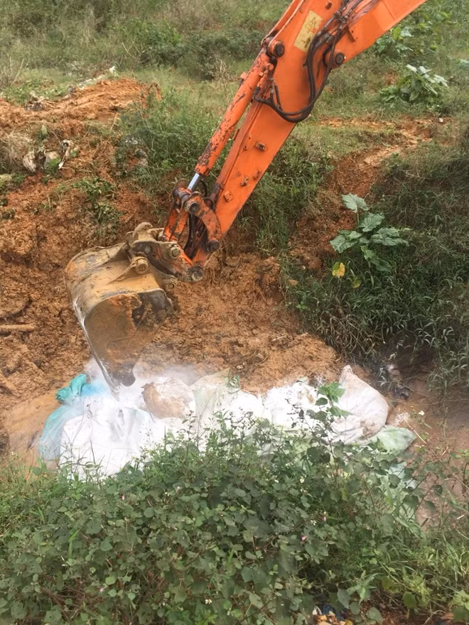 Do không đảm bảo an toàn vệ sinh thực phẩm, toàn bộ số hàng hóa đã bị tiêu hủy ngay sau khi thu giữ