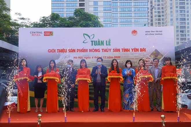 Chính thức khai mạc Tuần lễ giới thiệu hàng nông, thuỷ sản tỉnh Yên Bái tại Hà Nội”