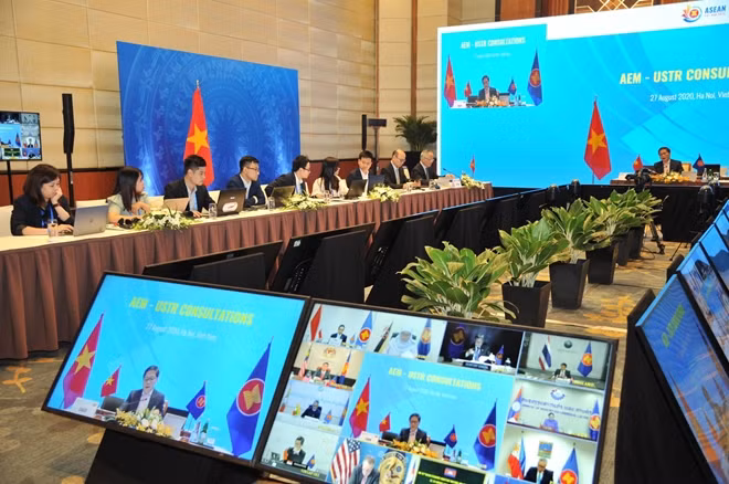 Tổng giá trị giao dịch hàng hóa giữa ASEAN và Hoa Kỳ đã tăng trưởng 12% trong năm 2019.