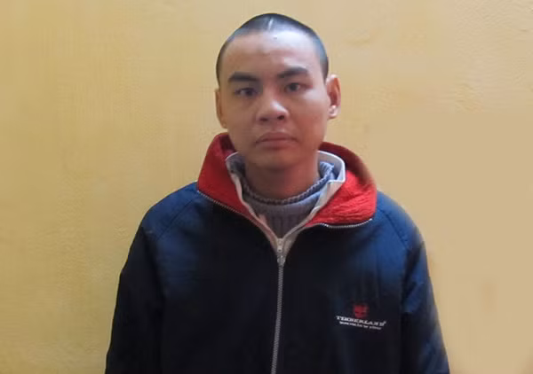 Đối tượng Trần Minh Tuấn tại cơ quan điều tra.