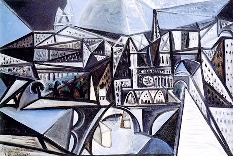 Nhà thờ Đức Bà qua con mắt danh họa Picasso.