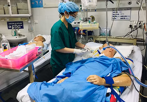 Ảnh trong bài: Những ca cấp cứu bệnh nhân nước ngoài tại Bệnh viện Việt Đức, Hà Nội.