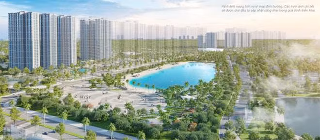 Vinhomes Smart City với cảnh quan đẳng cấp.