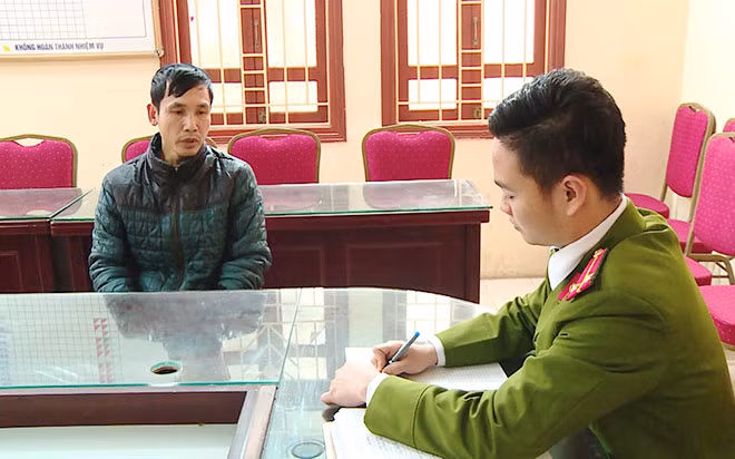 Đối tượng Đạo tại cơ quan Công an.