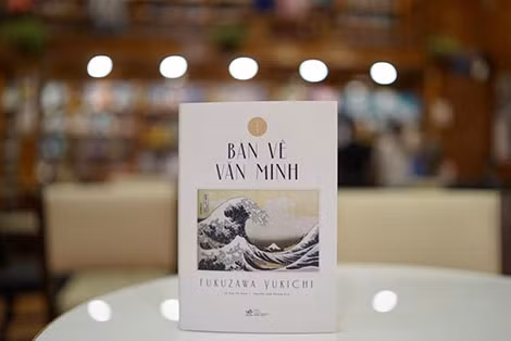 Cuốn sách nổi tiếng của Fukuzawa Yukichi "Bàn về văn minh". Ảnh: L.G.