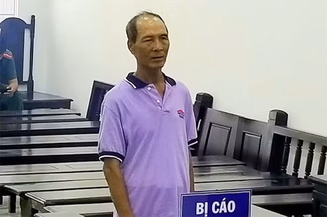 Bị cáo Tuý tại phiên xử.