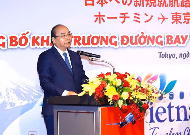 Thủ tướng Chính phủ Nguyễn Xuân Phúc tham dự và phát biểu chúc mừng tại buổi lễ nhân chuyến công du và tham dự Hội nghị thượng đỉnh G20 của Thủ tướng tại Nhật Bản