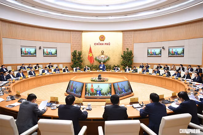 Phiên họp Chính phủ thường kỳ tháng 1-2019. - Ảnh: VGP/Quang Hiếu
