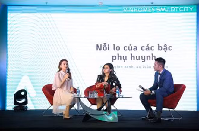Bảo Thanh chia sẻ với các gia đình trẻ về những nỗi lo lắng của mình dành cho con.