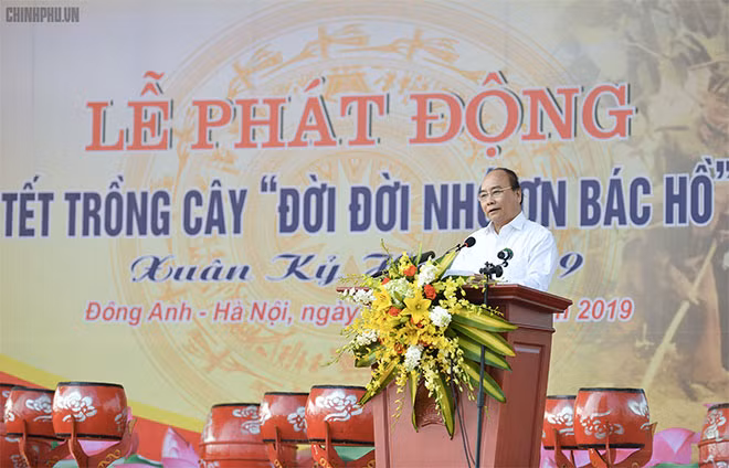 Thủ tướng Nguyễn Xuân Phúc phát biểu tại Lễ phát động - Ảnh: VGP/Quang Hiếu Thủ tướng Nguyễn Xuân Phúc phát biểu tại Lễ phát động - Ảnh: VGP/Quang Hiếu