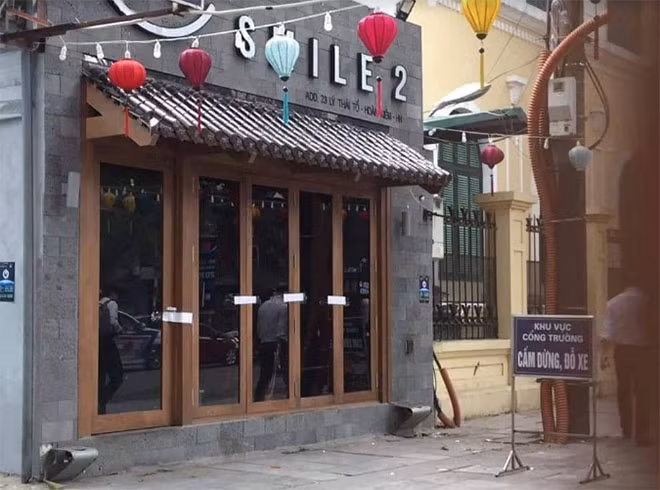 Quán cà phê nơi xảy ra vụ việc.