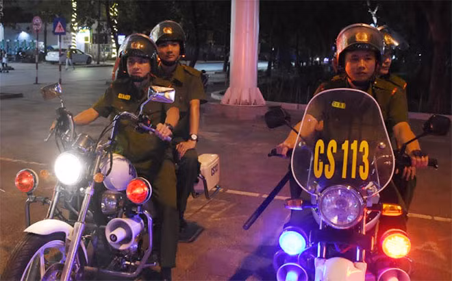 Lực lượng CSGT, Cảnh sát 113 thường xuyên tuần lưu, kiểm soát đảm bảo trật tự ATGT, trật tự công cộng và kịp thời xử lý các tình huống phức tạp về ANTT.
