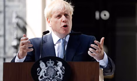 Thủ tướng Anh Boris Johnson. Ảnh: L.G.