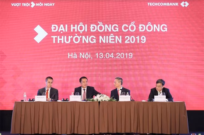 Techcombank tổ chức Đại hội đồng cổ đông 2019.