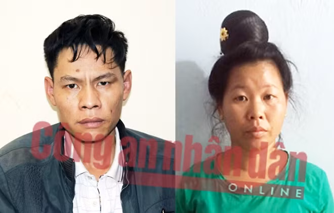 Vợ chồng Vì Văn Toán và Vì Thị Thu.