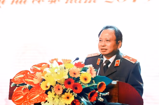Thiếu tướng Mai Văn Hà phát biểu chỉ đạo tại Hội nghị.