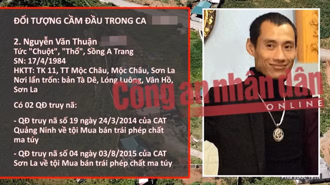 Đối tượng Nguyễn Văn Thuận (tức Thuận Chuột, Thổ)