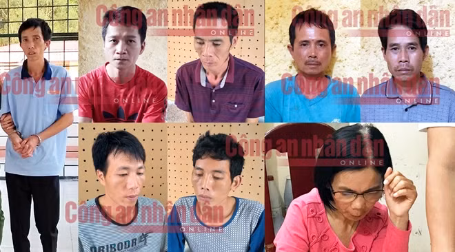 8 đối tượng bị bắt khẩn cấp trước đó.