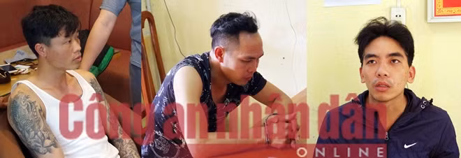Các đối tượng bắt giữ người trái pháp luật tại cơ quan điều tra.