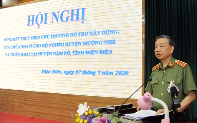 Bộ trưởng Tô Lâm phát biểu tại hội nghị.