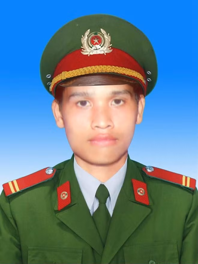 Trung sĩ Chử Văn Khánh - chiến sĩ hy sinh trong khi đang làm nhiệm vụ.