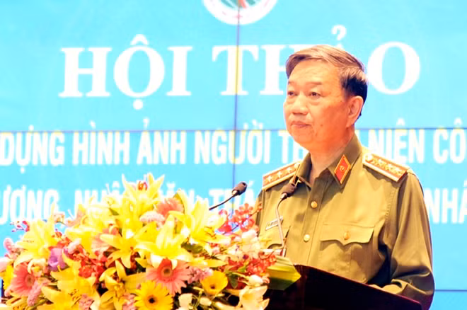Bộ trưởng Tô Lâm phát biểu tại Hội thảo.