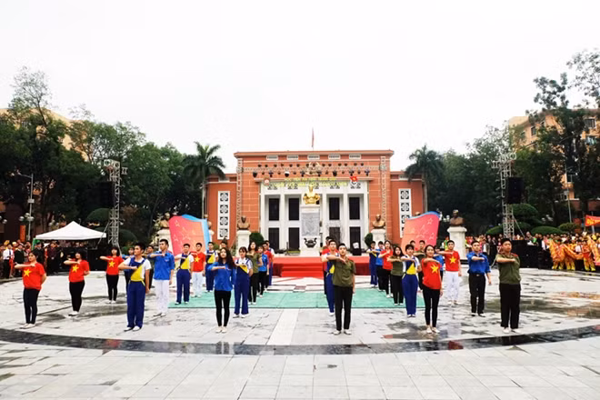 Hội thi dân vũ - một hoạt động có tính chất thường niên của sinh viên Học viện ANND.
